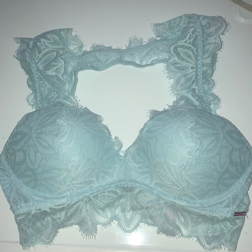 Blue VS Pink Push-up Bralette!💙